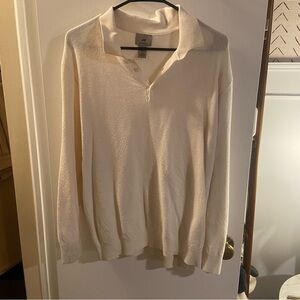 H&M | Waffled Polo Shirt